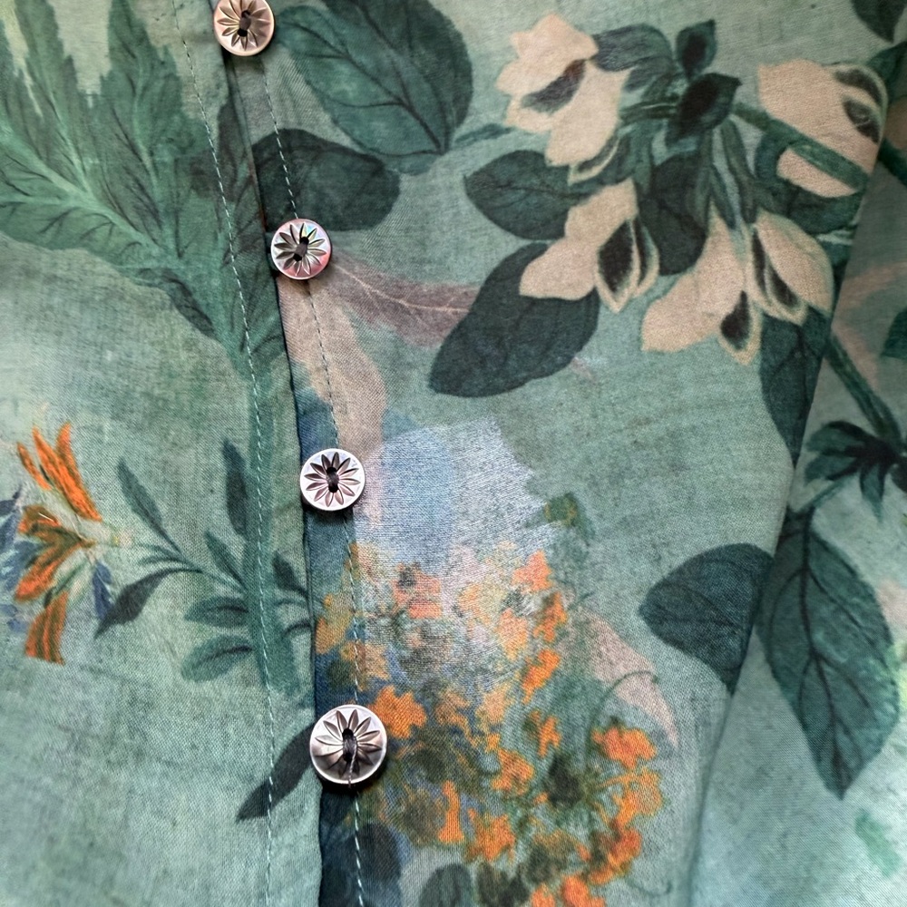 Peruvian Connection Izumi Blouse XS - Picture 5 of 10